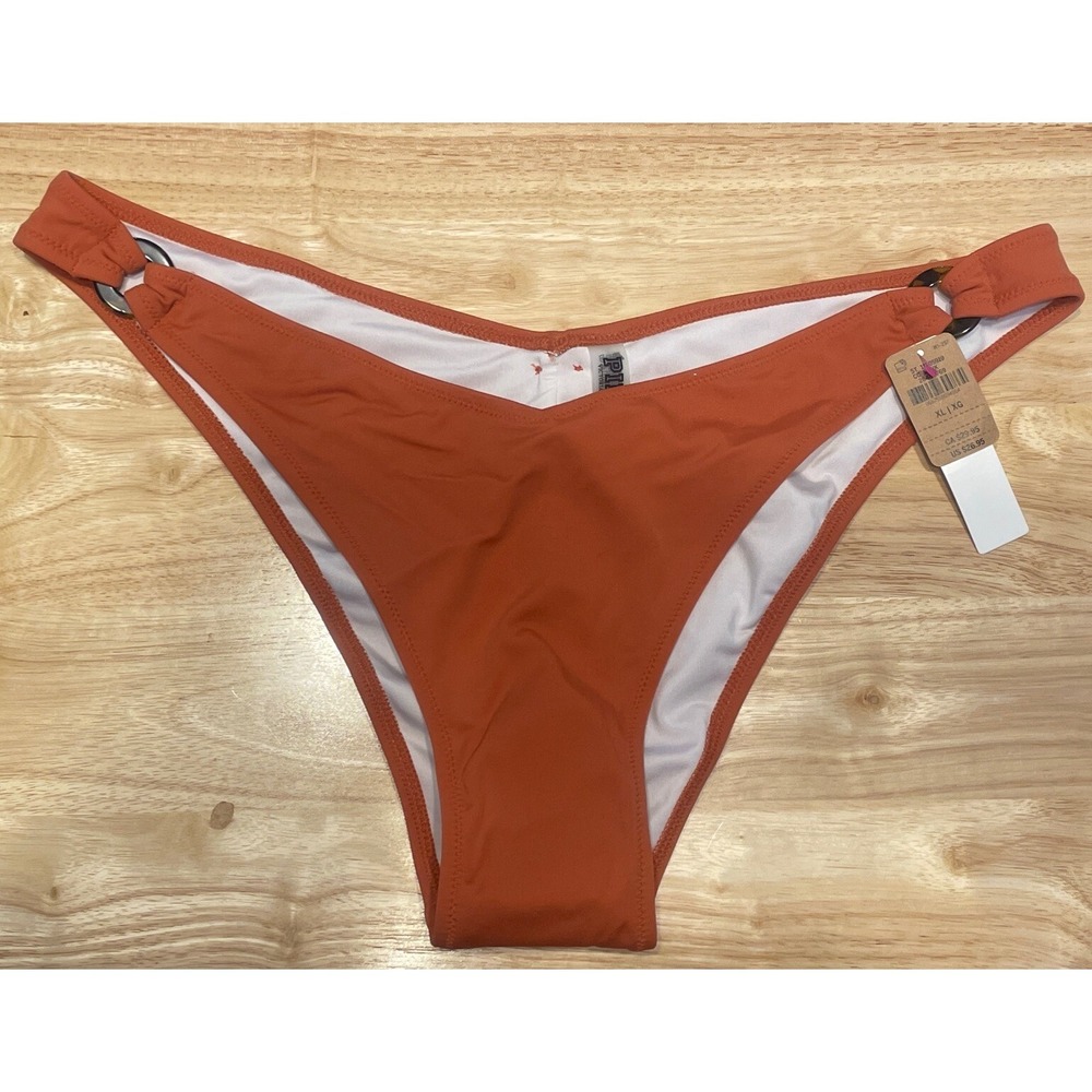 NEW Victoria's Secret Swim Bottom Bikini Swimming XL Deep Orange